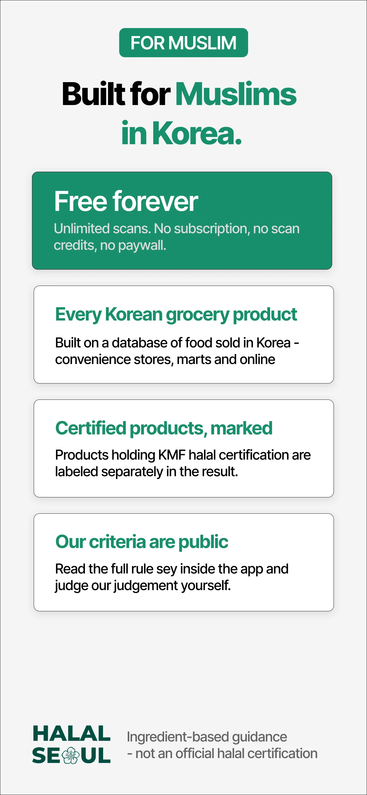 Halal Seoul: K-Food Scanner screenshot